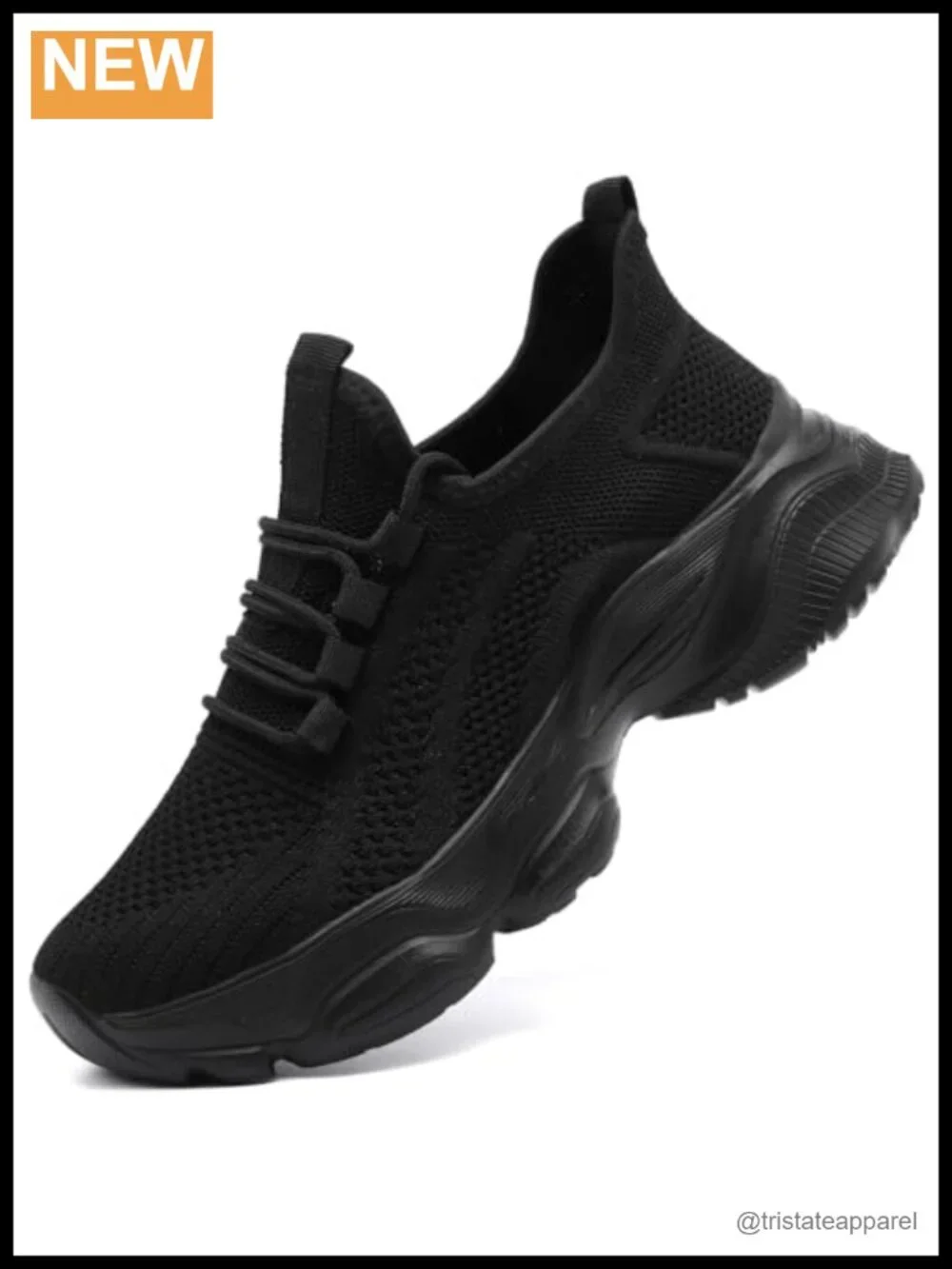 Chunky Platform Sneakers Athletic Walking Shoes Non Slip Breathable Lightweight